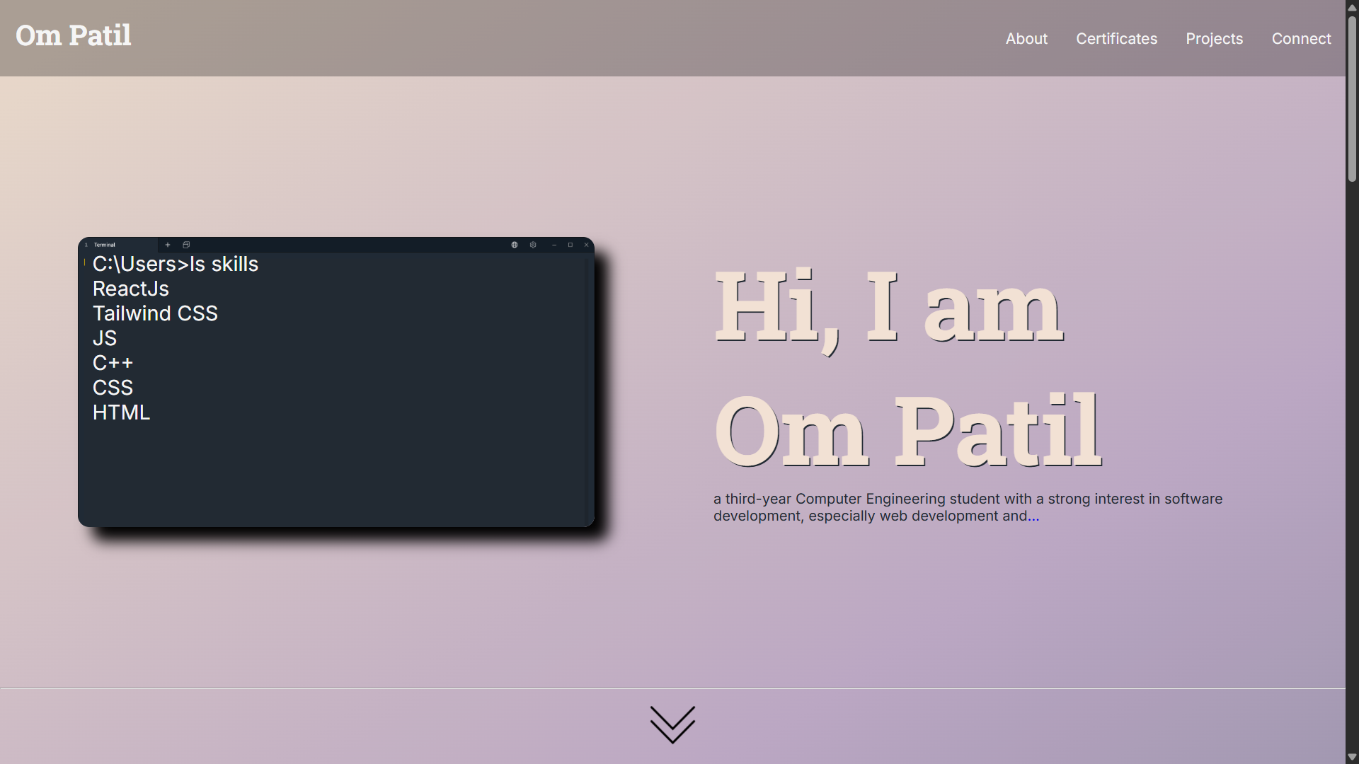 Om Patil | Comp. Engg. Student (B.E.) | Aspiring Software Developer ...